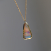Pipe Opal 18k Gold Necklace